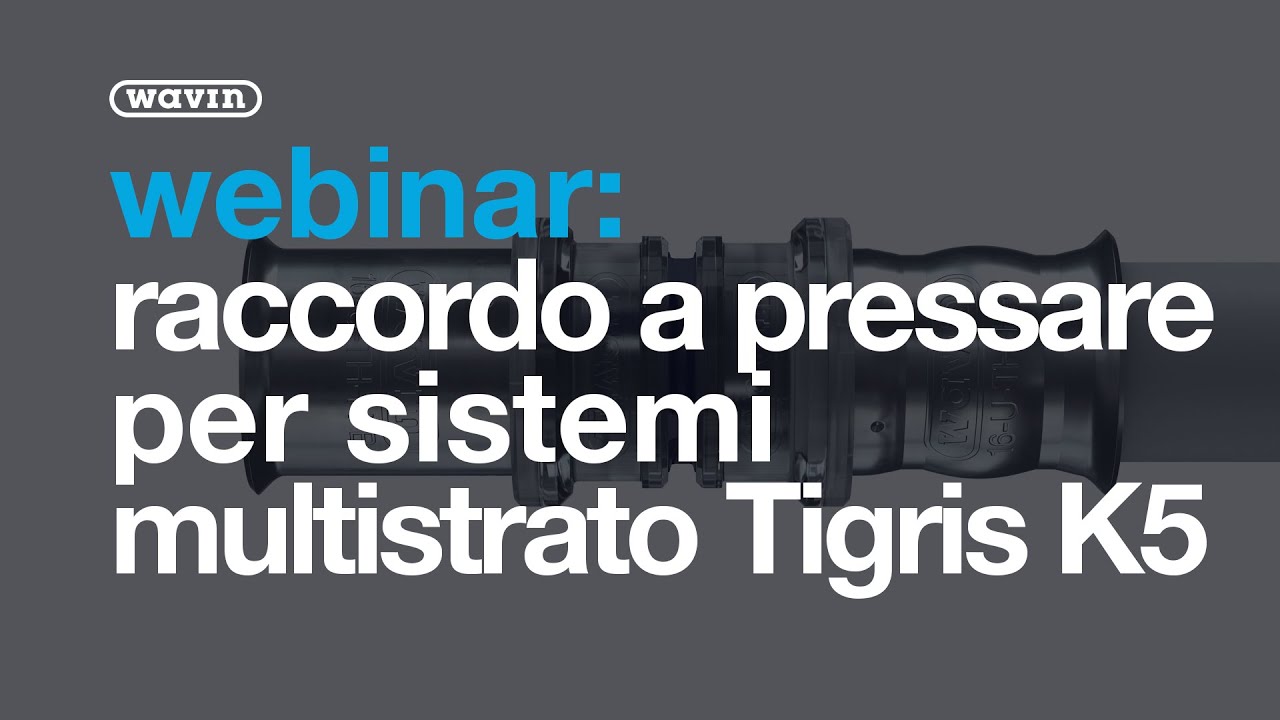 Il nuovo raccordo a pressare per sistemi multistrato Tigris K5