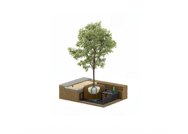 Wachstumssystem für Stadtbäume