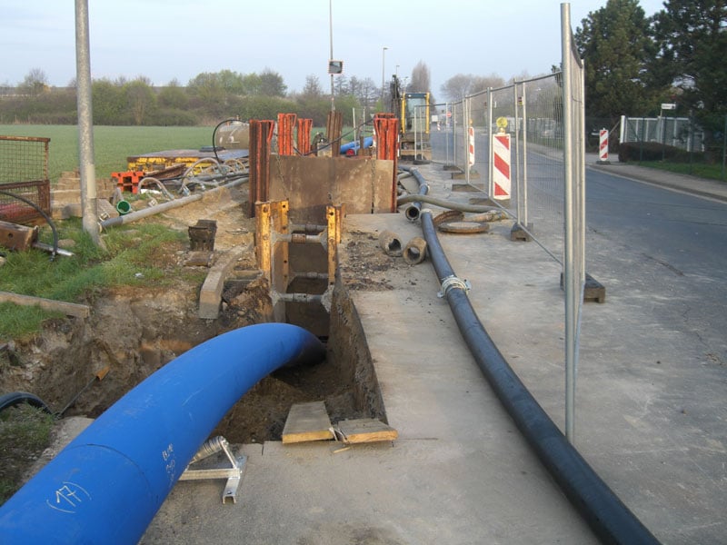 Verlegeverfahren Relining für das Trinkwassernetz