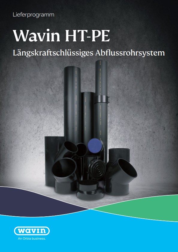 Wavin HT-PE Abwasserrohr für den Hochbau